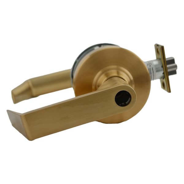 Schlage Commercial ND80LRHO612 ND Series Storeroom Less Cylinder Rhodes 13-247 Latch 10-025 Satin ND80LRHO612 - main